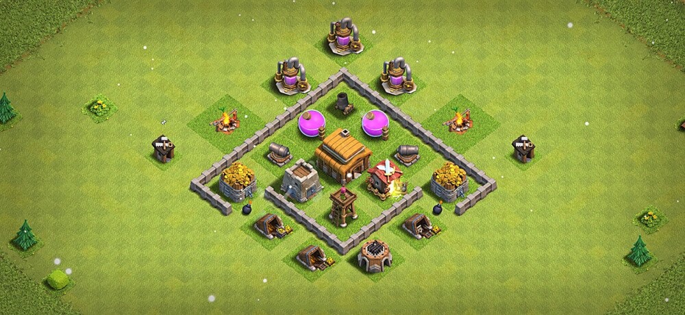 Layout My first base 