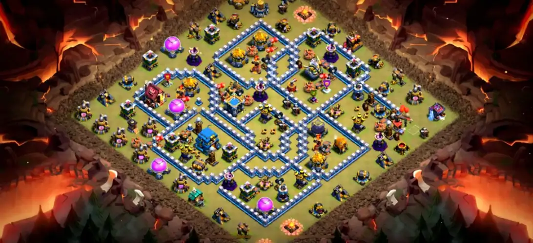 Layout Base-Breaker TH12 War Coc Layout | Anti Everything border2