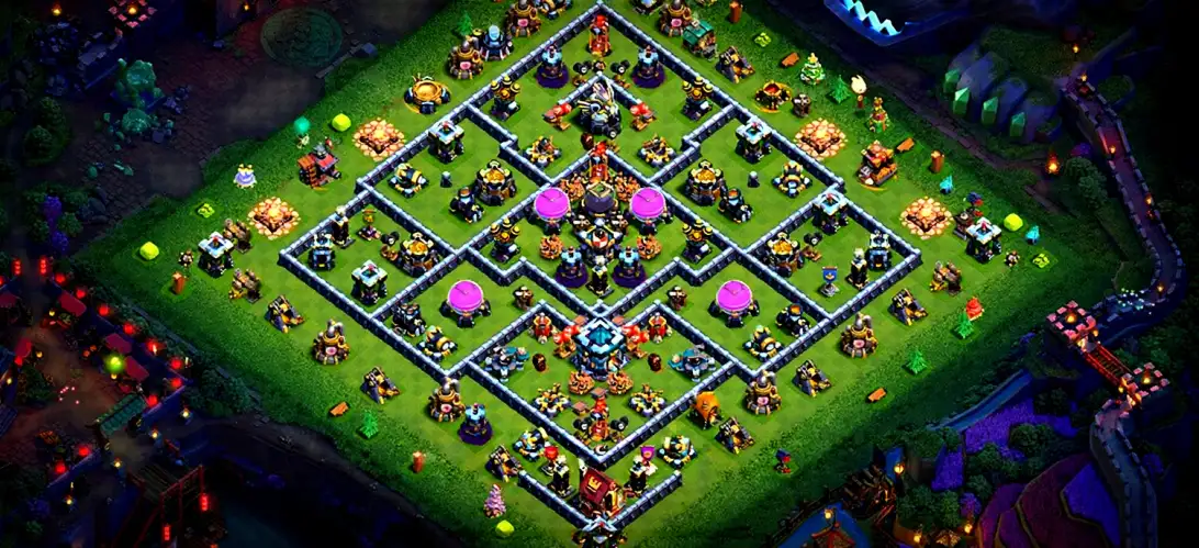 Layout Savage TH13 Farming Coc Layout | Anti Everything Clanians