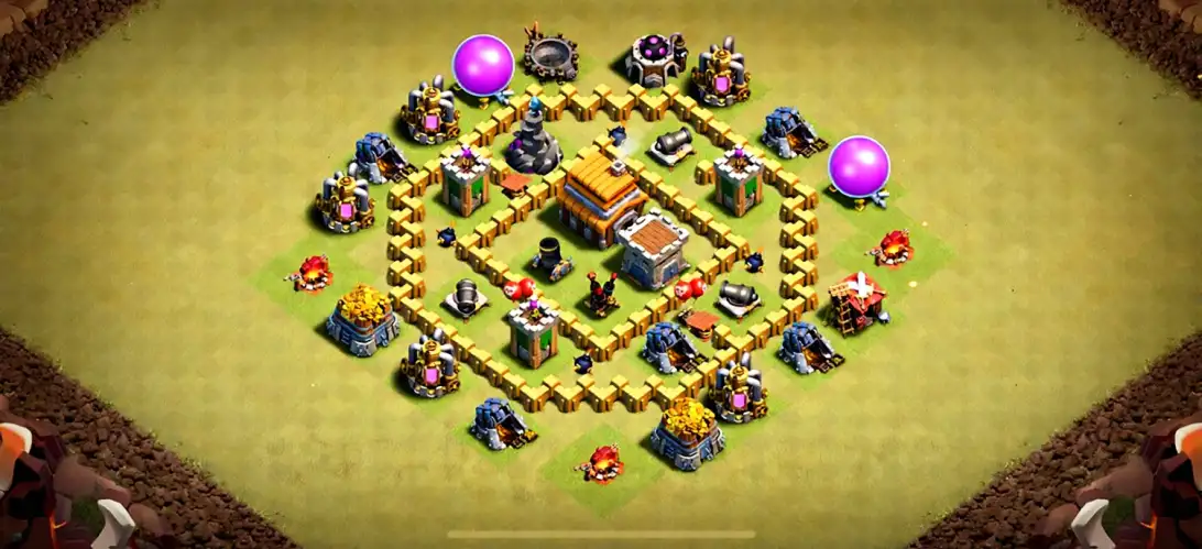 Layout Solid TH5 War Coc Layout | Anti Everything Pressure Base