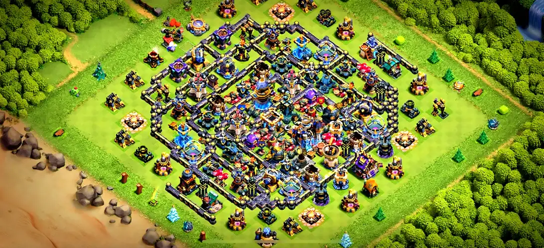 Layout Updated TH18 Defense Coc Layout | Hybrid Black Venom's 