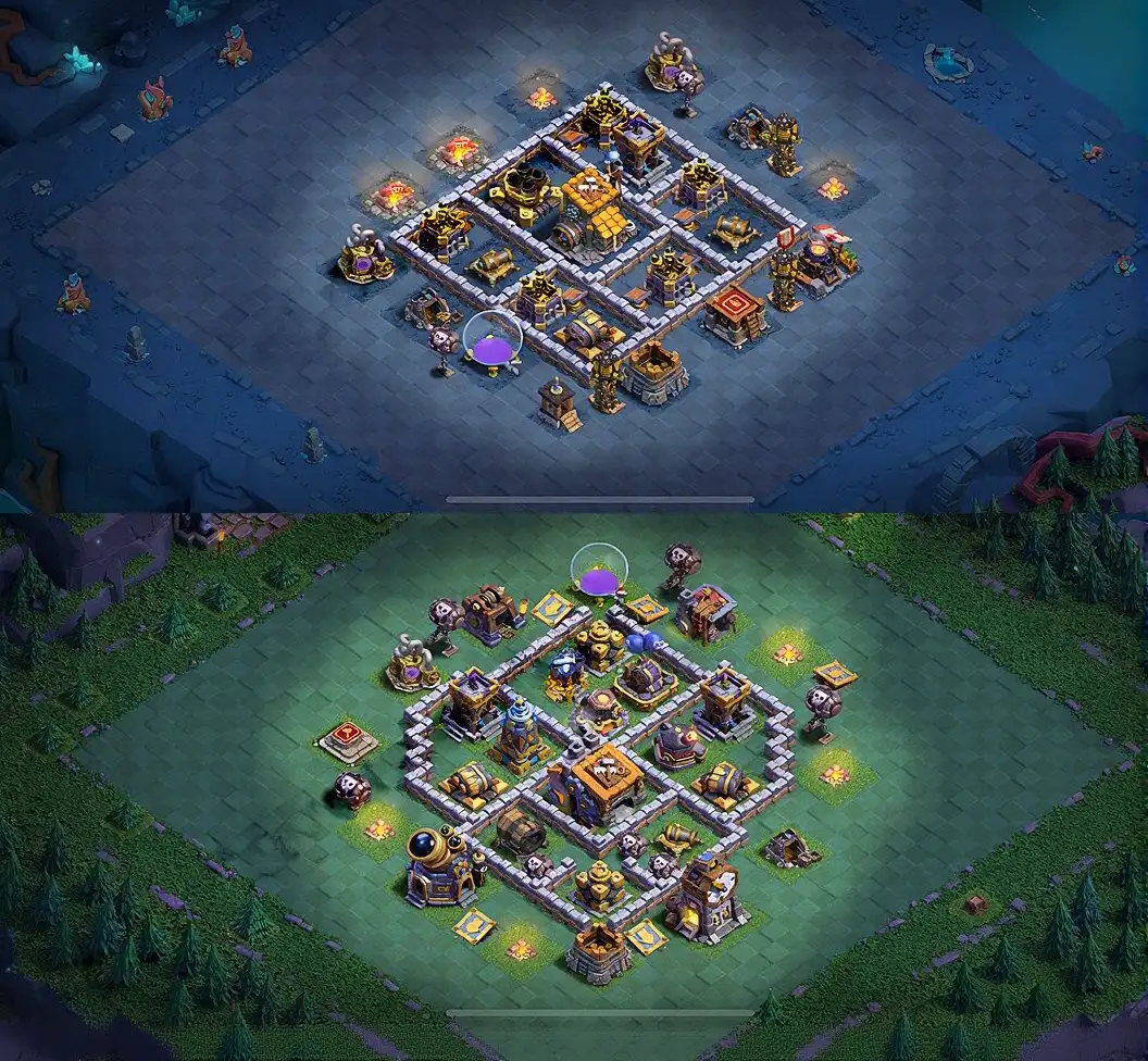 Layout Best BH9 Coc Layout | Demon slayer | Defense New