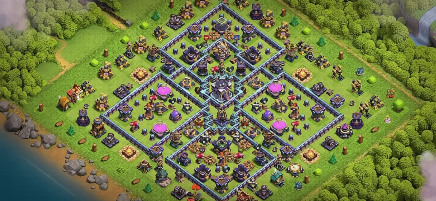 Next-Level TH15 Defense Coc Layout | Anti 2 Stars Titan Shield