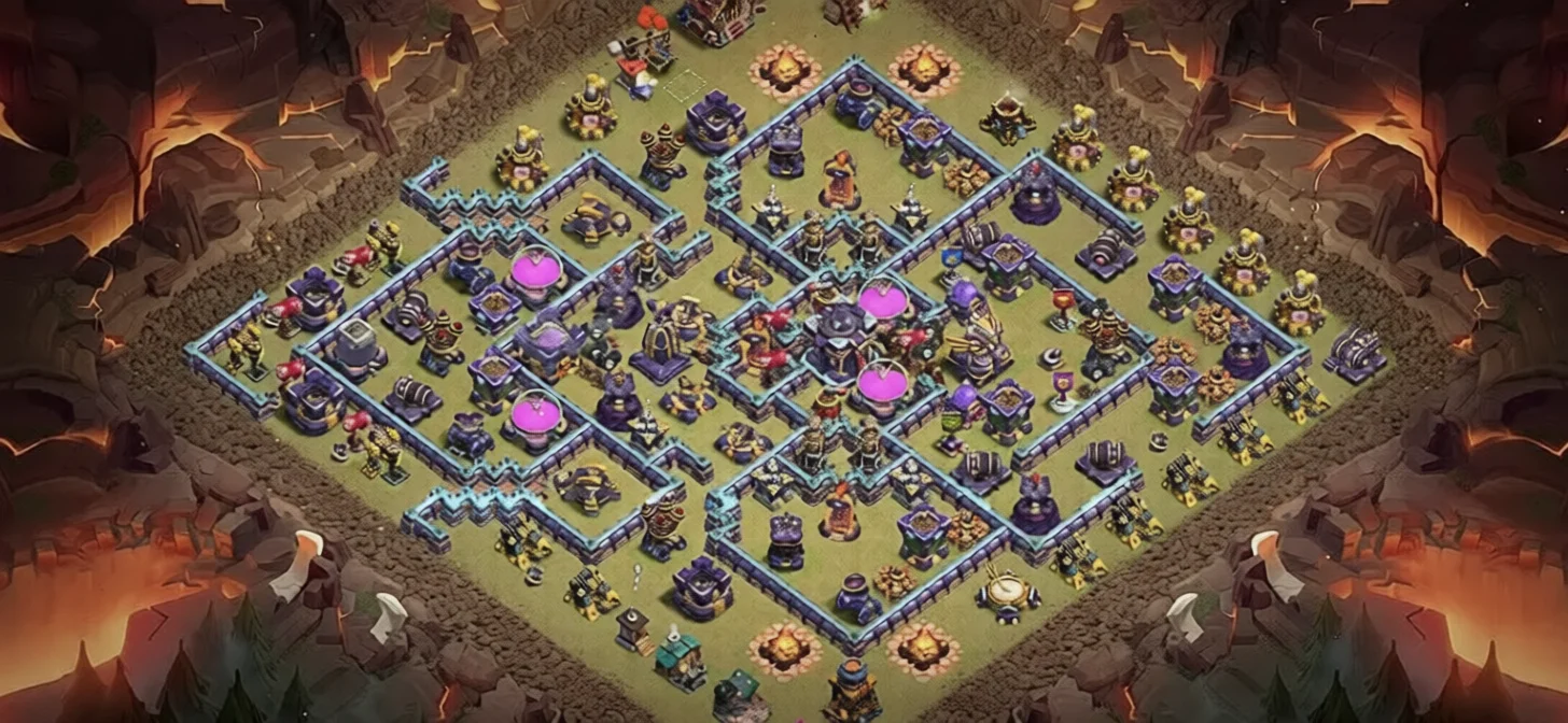 Enhanced TH15 War Coc Layout | Hybrid Royal Fortress