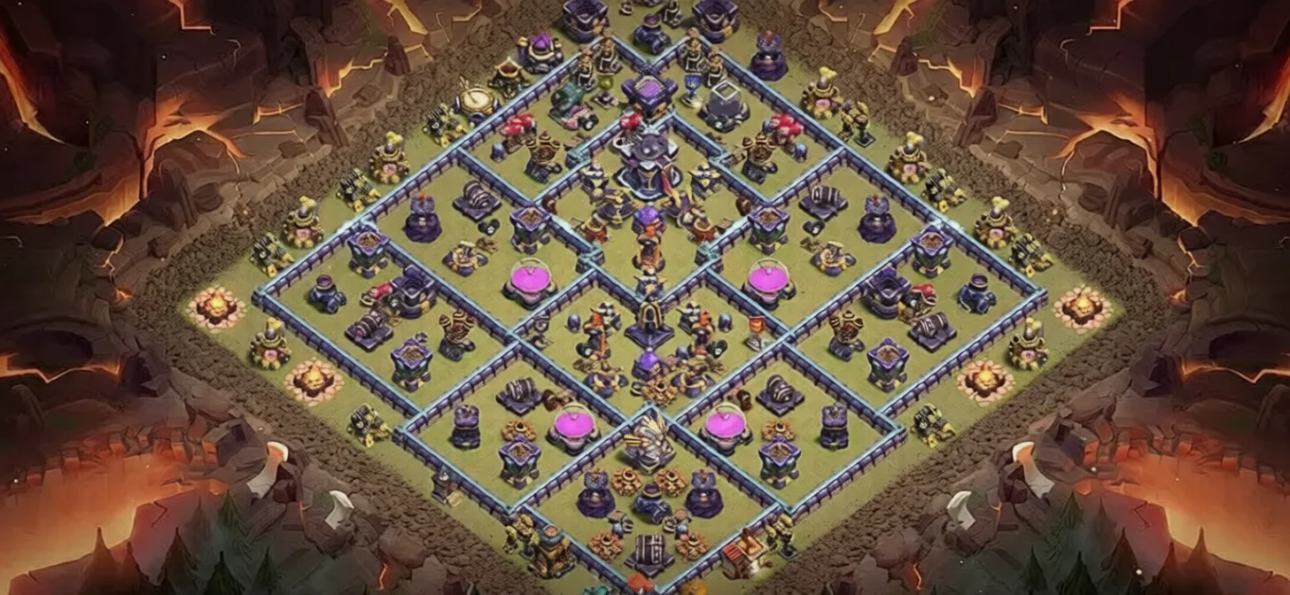 Smartest TH15 War Coc Layout | Anti 3 Stars Inferno King