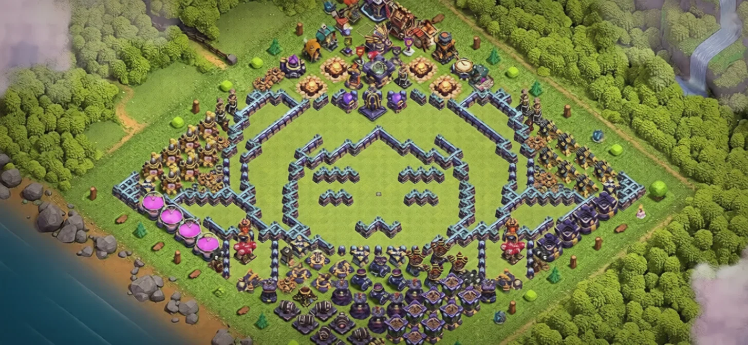 Game-Changing TH15 Funny Coc Layout | Princess Face