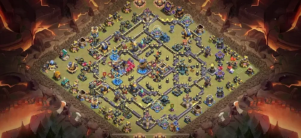 Best TH18 War Coc Layout | Hybrid Dragon Dominion