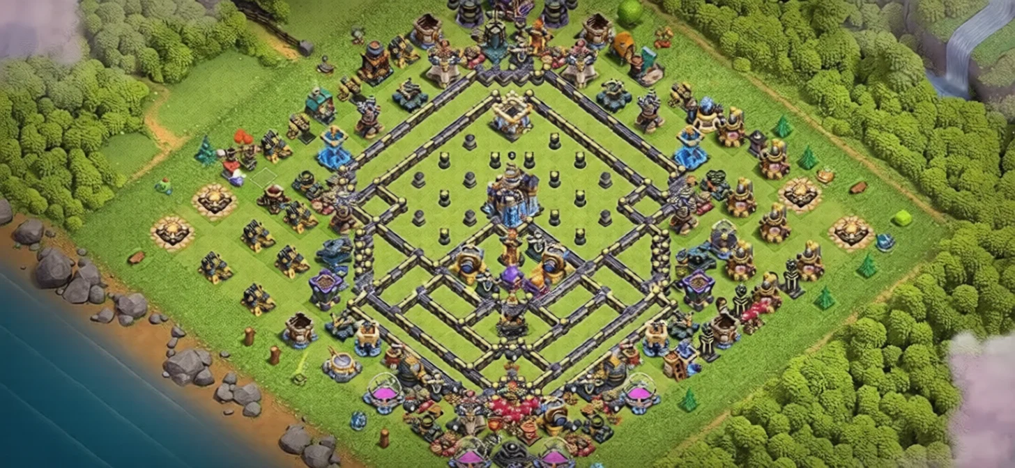 Unbeatable TH18 Defense Coc Layout | Anti Air / Electro Dragon Titan Evolution