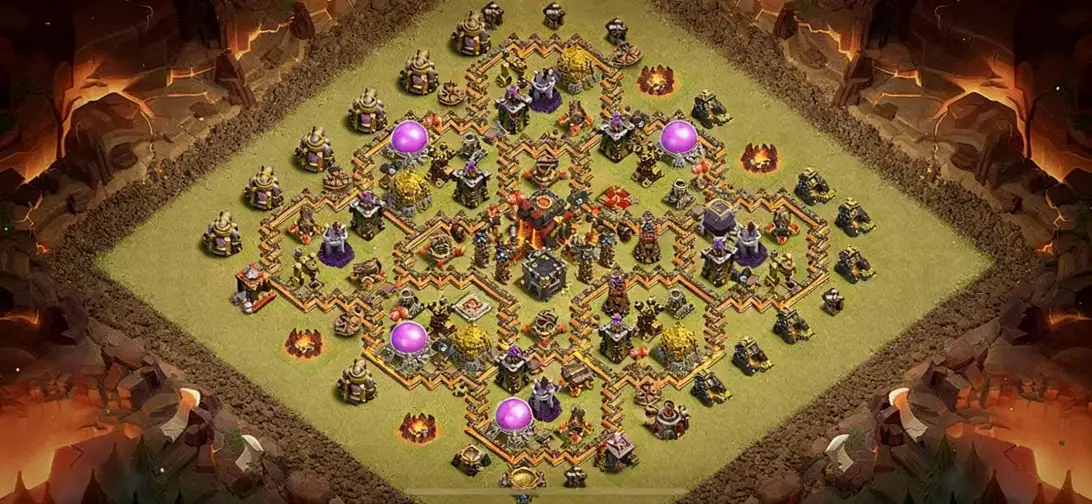 Layout Smartest TH10 War Coc Layout | Anti 3 Stars Raids Proof