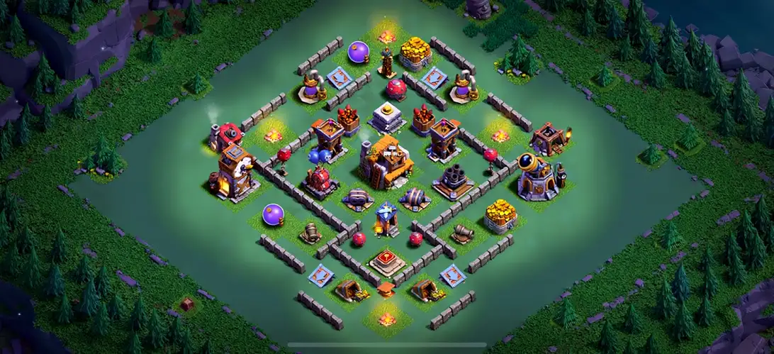 Layout Top BH5 Coc Layout | Defensive perk | Defense 2026