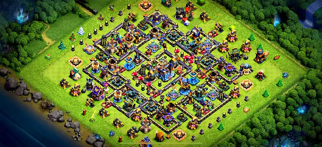 Layout TH18 Defense Coc Layout | Anti 2 Stars Mighty Defense *New*