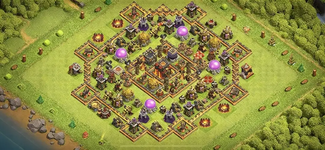 Layout Strong TH10 Farming Coc Layout | Anti Everything CWL India 2026